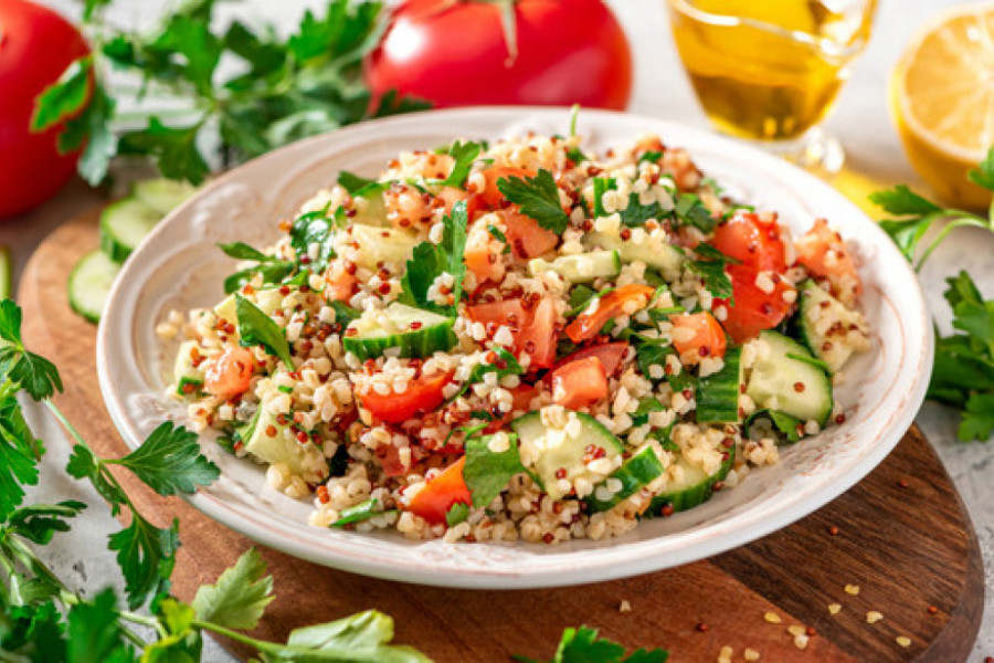 TABULE radicionalna libanska salata s bulgurom razvedfriće i najkišniji dan