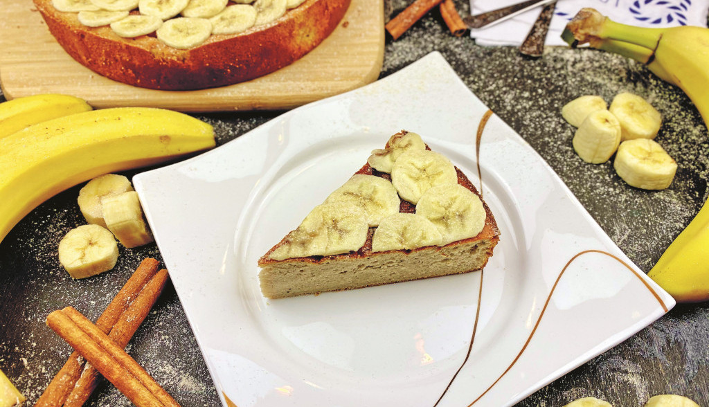 kolač sa bananama