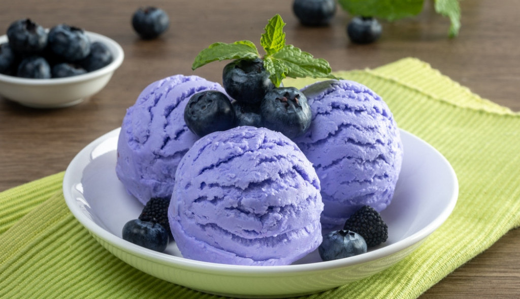 sladoled od borovnica