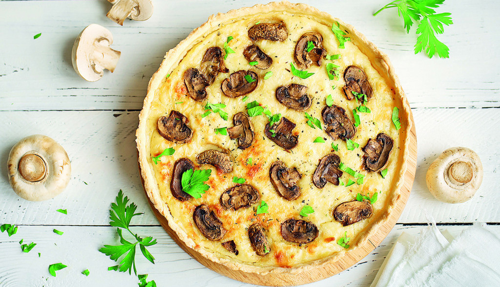 lisnata pita sa šampinjonima