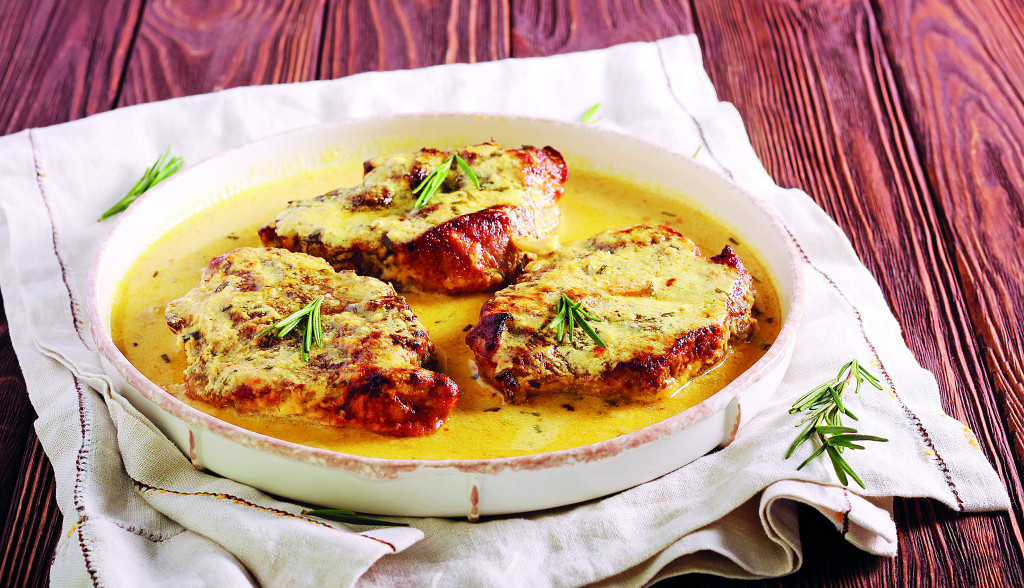 svinjski kare sa senfom i lukom