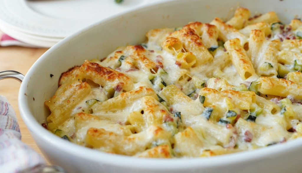 zapečene makarone sa tikvicama