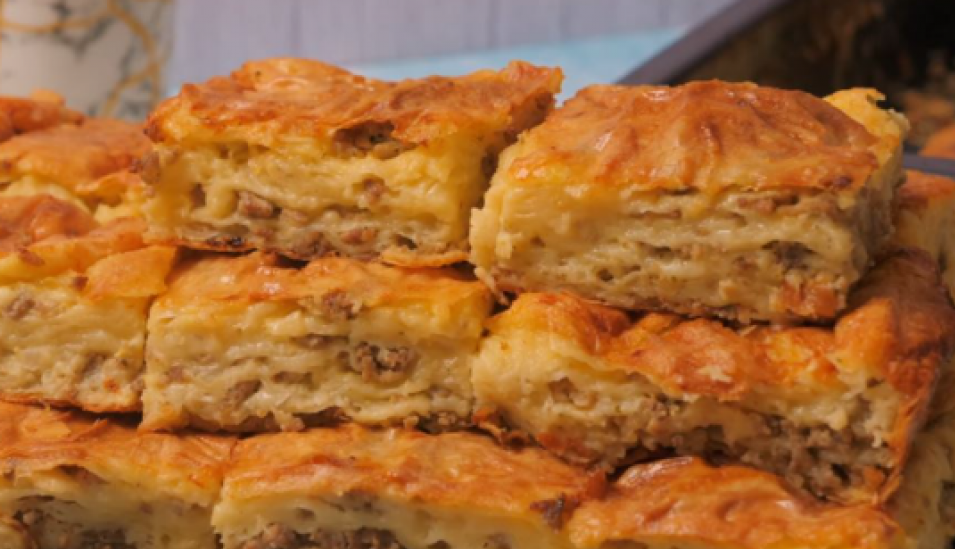 zalivena pita sa mesom