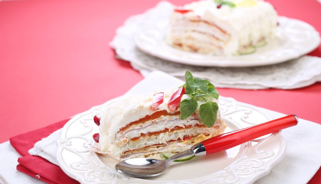 slana torta od pečenih paprika