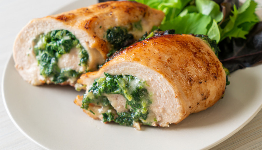 piletina punjena spanaćem