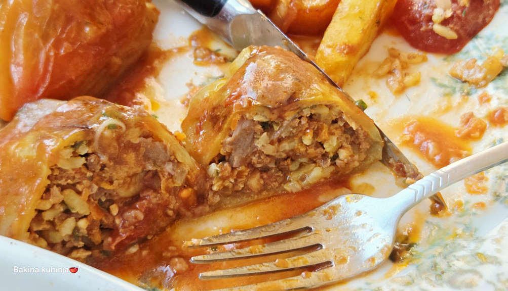 posne punjene paprike