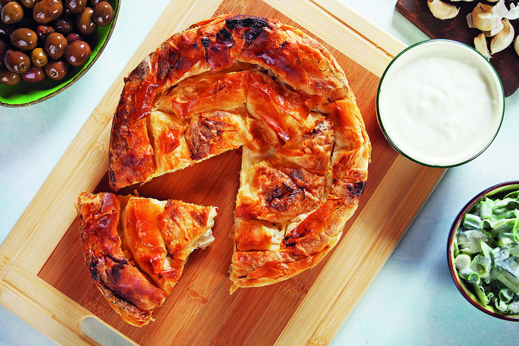 Spanakopita s pančetom