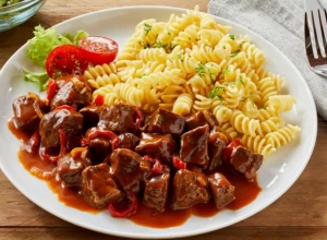 NAJBOLJI GULAŠ SA MAKARONAMA Svi ga vole i traže dodatak!