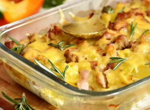 PREDLOG ZA RUČAK Ukusno jelo iz rerne od praziluka i džigerice