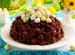 USKRŠNJA GNEZDO TORTA Bez pečenja, gotova za 15 minuta!