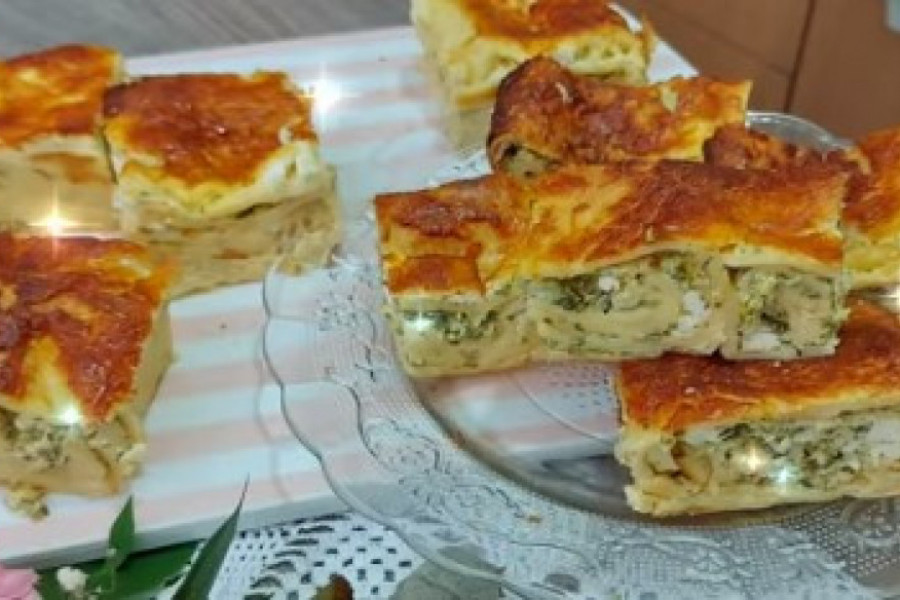 ISPROBAJTE NEŠTO POSEBNO Najukusnija pita sa spanaćem, u korama od palačinki