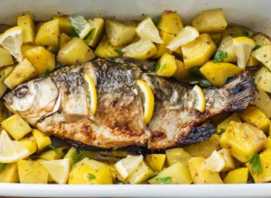 RECEPT ZA NEDELJNI RUČAK Pijani šaran sa krompirom, ukusno jelo iz rerne za celu porodicu