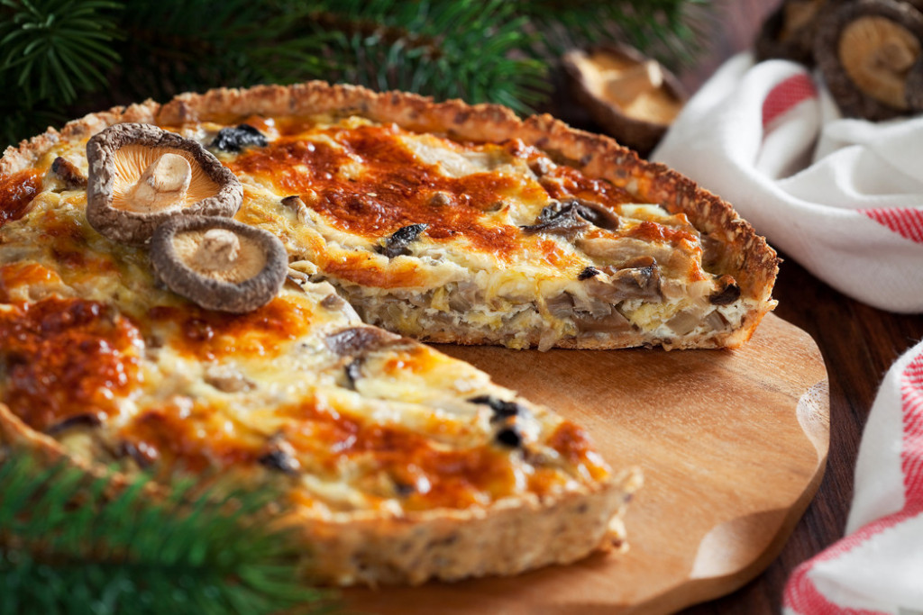 PITA SA PEČURKAMA, PIRINČEM I PRAZILUKOM Slasna i pikantna, a posna