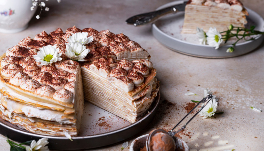 TIRAMISU TORTA SA PALAČINKAMA Posna poslastica skupog ukusa i dekorativnog izgleda