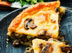 PITA SA ŠAMPINJONIMA Posna i slasna, hrskavih kora i sočnog nadeva, za savršen početak dana