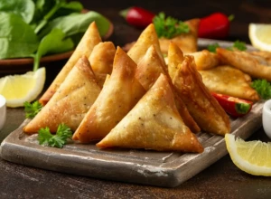 SAMOSA Indijski hrskavi specijalitet u spoju sa sočnim punjenjem, koji nestaje sa stola odmah