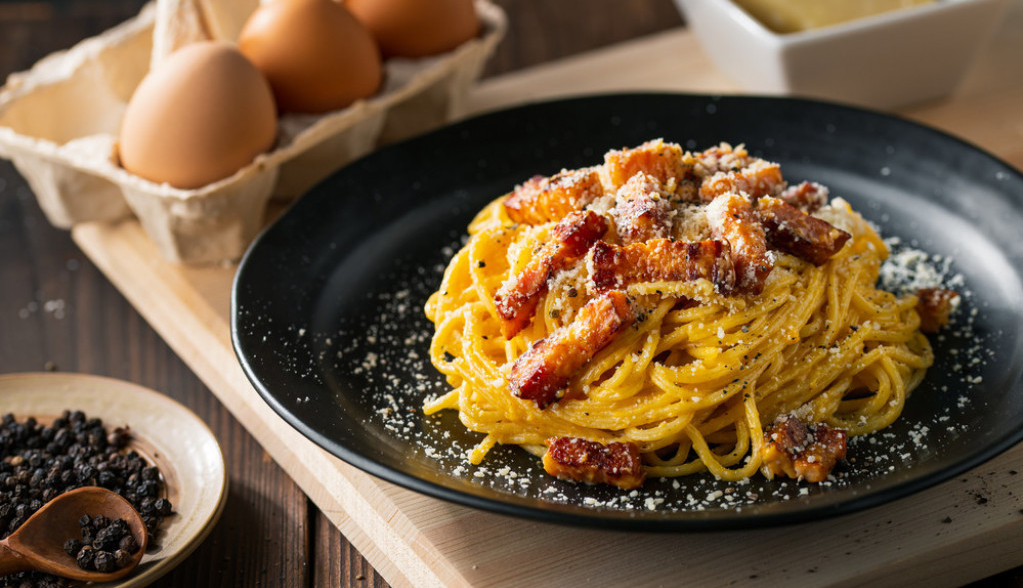 ITALIJANSKA KARBONARA Ovako se pravi po originalnom receptu, najkremastija koju ste jeli do sada
