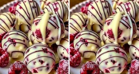 KUGLICE OD BELE ČOKOLADE I MALINA Neodoljive i slatke, najbolje odmah stavite duplu meru