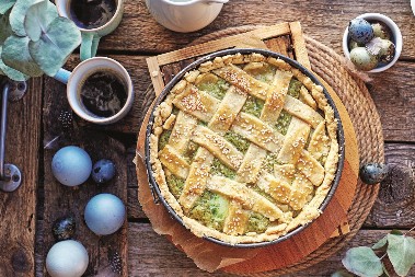USKRŠNJA GURMANSKA PITA Sočna i slasna, ukrasiće svaku svečanu trpezu