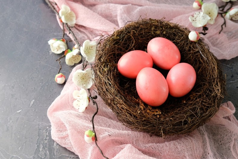 OBOJITE JAJA U ROZE ZA USKRS Izgledaće nežno i originalno, a sastojci su potpuno prirodni