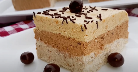 GRČKA SLADOLED TORTA Brza, preukusna, bez paljenja rerne i nikad kremastija poslastica