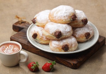 DOMAĆE KROFNE PUNJENE ČOKOLADNIM KREMOM Mekane, vazdušaste i neodoljive!