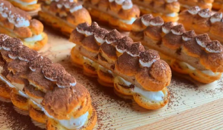 TIRAMISU EKLERI Savršen spoj vazdušastog testa i bogatog, kremastog fila, u desertu koji spaja ono najbolje