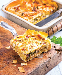 PITA SA PATLIDŽANOM RAJ ZA NEPCA Sočna, a posna, sa hrskavim korama i bogatim nadevom