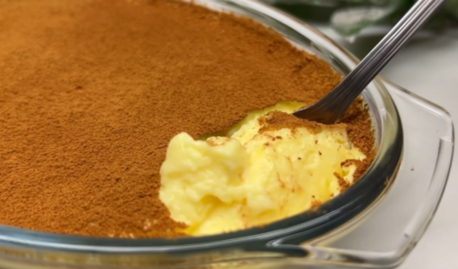 ŽUTI KOLAČ BEZ PEČENJA Kremastiji od pudinga, topi se u ustima