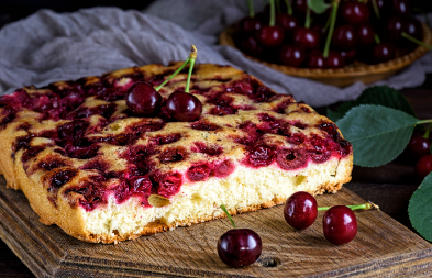 ŽUTI KOLAČ SA VIŠNJAMA Baka Mara nam je dala recept kako da bude najsočniji