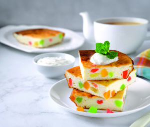 DOMAĆI KOMISBROT SA ŽELE BONBONAMA Sve se meri na čaše, a ukusom budi sva čula