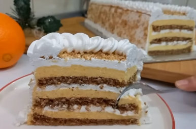 GRČKA TORTA SA POMORANDŽOM SE TOPI U USTIMA Kremasta i prepuna fila, polizaćete i tanjir