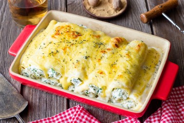 KANELONI SA PARMEZANOM I SPANAĆEM Delikates koji pomera granice dobrog ukusa