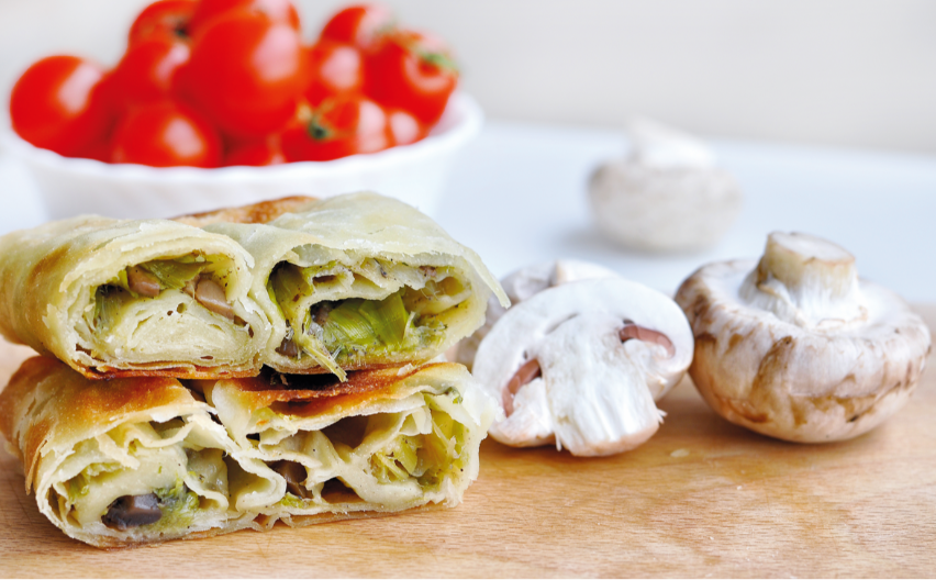 BUREK SA ŠAMPINJONIMA I PRAZILUKOM ZA POSNI PETAK Polizaćete i tanjir koliko je slasan