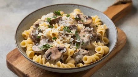 Fungi pasta sa parmezanom budi duh Italije: Nikad kremastija
