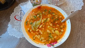 DOMAĆI POSNI PASULJ SA KANALA BAKINA KUHINJA Jedan tanjir će biti malo
