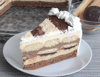 CRNO BELA TORTA ZA PRAVE SLADOKUSCE Ovakve nema ni u poslastičarnici