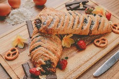 PLETENICA OD ČOKOLADE BOLJA NEGO IZ PEKARE Testo se lista kao knjiga