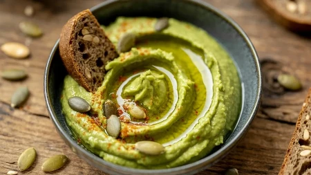 AVOKADO HUMUS UKUSNIJI OD KLASIČNOG Odličan za doručak uz parče hleba