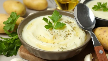 Posni pire krompir sa sojinim mlekom: Kremast i vazdušast, a caka je u ovome